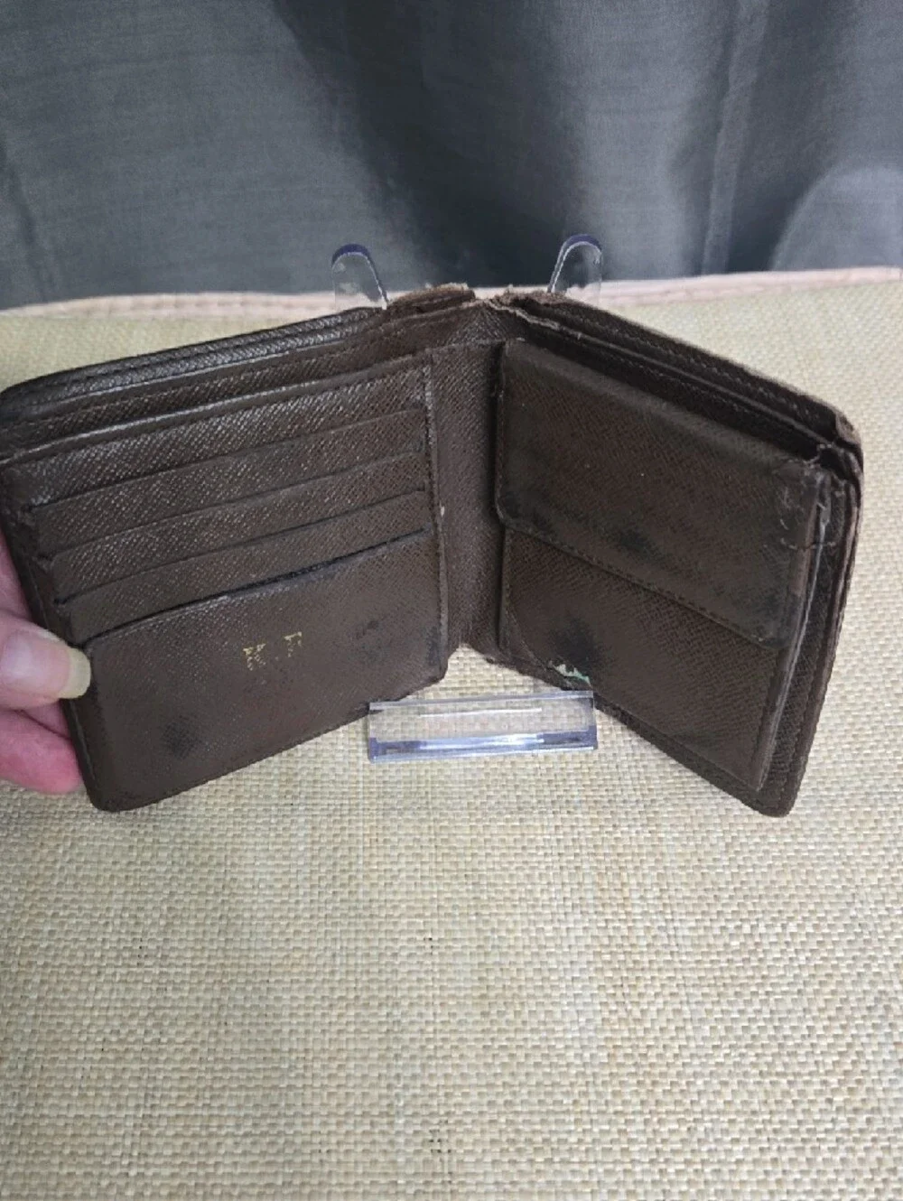 Louis Vuitton Brown Damier Canvas Men's Bifold Wallet